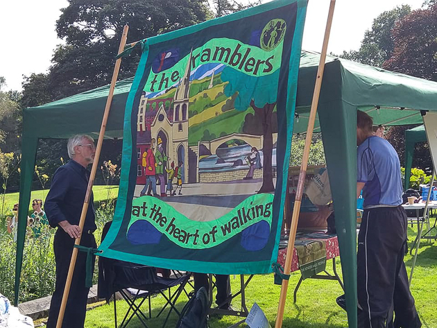 Banner at Stall